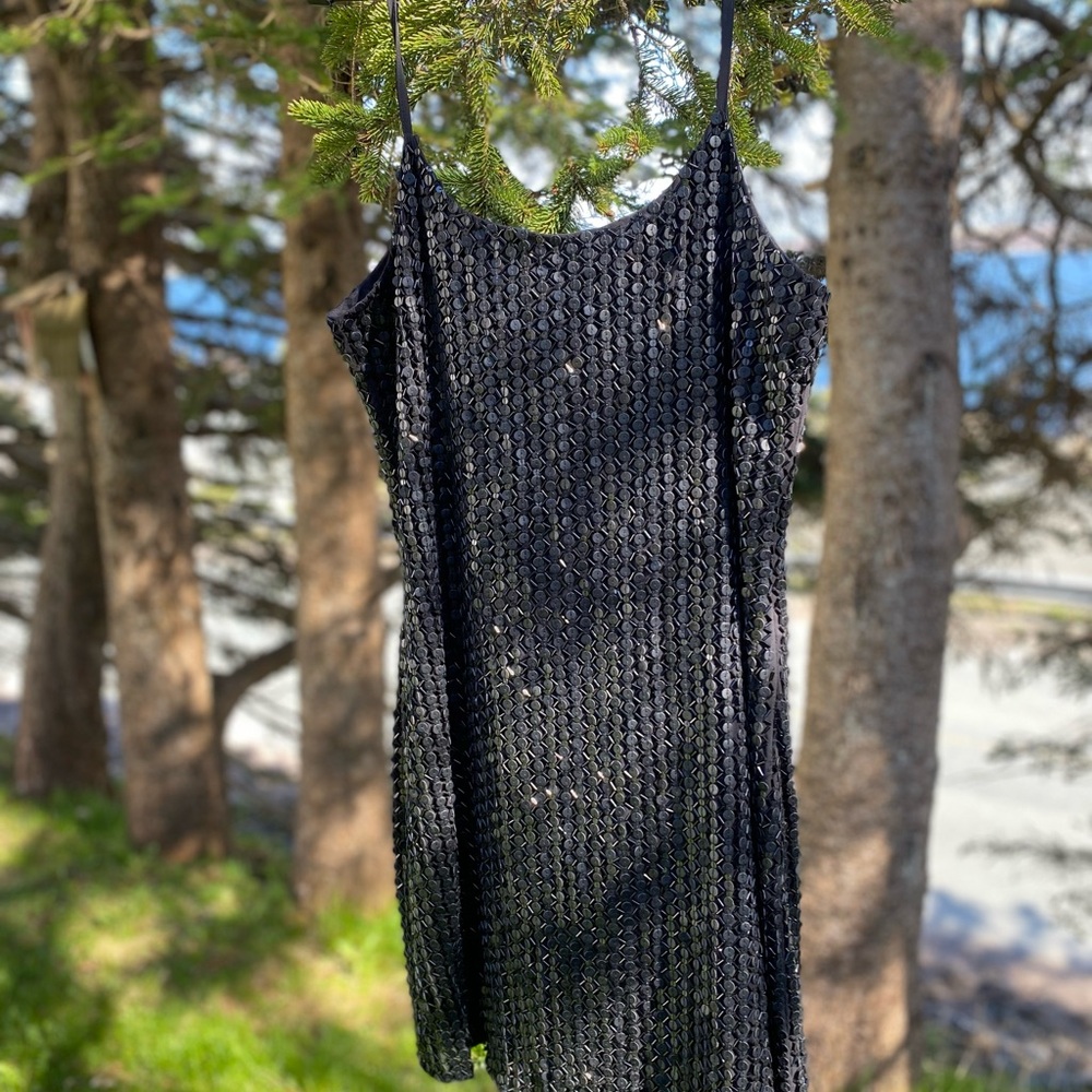 Jaye.e dress 👗 black sequins gorgeous dress size large